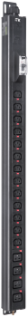 ITK BASE PDU вертикальный PV1112 22U 1 фаза 32А 13 розеток C13 + 4 розетки C19 с клеммной колодкой и кабелем 3м вилка IEC60309 (промышленная)