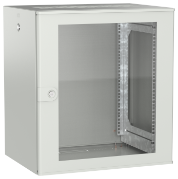 ITK UNITBOX W Шкаф настенный 12U 600х450мм дверь стеклянная серый