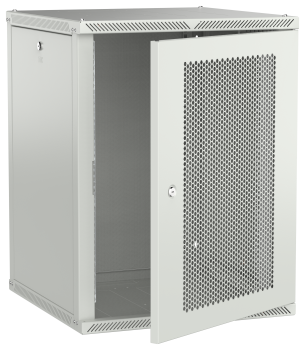 ITK LINEA W Шкаф настенный 15U 600х600мм дверь перфорированная серый 2.0