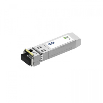 Одноволоконный модуль NTSS SFP+, WDM, 10 Гбит/с, разъём LC, рабочая длина волны (передача/прием) 1330/1270 нм, SM, дальность до 80 км, ОБ 23дБ, DDM