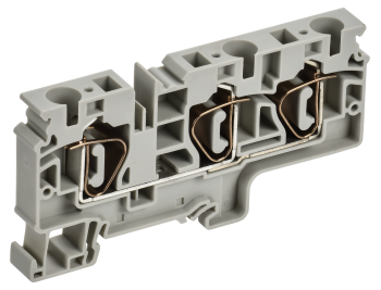 ARMAFIX Клемма пружинная CX10-3 10мм2 трехконтактная серая IEK