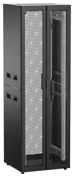 ITK UNITBOX N Шкаф сетевой 19" напольный 38U 600х600мм двери перфорированная металлическая двустворчатая перфорированная черный