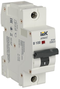 ARMAT Автоматический выключатель M10H 1P B 100A IEK