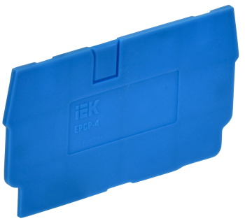 ARMAFIX Заглушка для клемм CP/CX 4мм2 синяя IEK