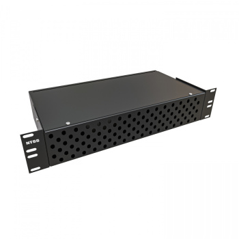 Кросс NTSS оптический 19'' укомплектованный 2U, 96 портов FC/UPC, 50/125 мкм ОМ3 (сплошная панель, сплайс-кассета 3шт, пигтейлы, КДЗС, адаптеры) черны