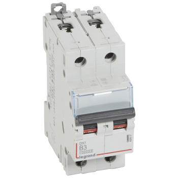 Авт.выкл.DX3 2П B3A 10kA/16kA LEGRAND
