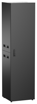ITK UNITBOX N Шкаф сетевой 19" напольный 47U 600х600мм металлическая передняя дверь черный