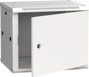 ITK Шкаф LINEA W 9U 600х450мм дверь металл серый RAL7035