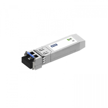 Модуль NTSS SFP+, 10 Гбит/с, разъём duplex LC, рабочая длина волны 1310нм, SM, дальность до 10км, ОБ 11дБ, DDM