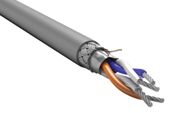ITK Кабель интерфейсный RS-485 2х2х0,78 нг(А)-LS серый (200м)