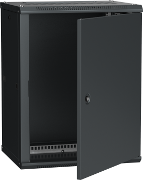 ITK Шкаф LINEA W 12U 600х450мм дверь металл черный RAL9005