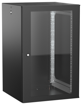 ITK UNITBOX W Шкаф настенный 18U 600х600мм дверь стеклянная черный