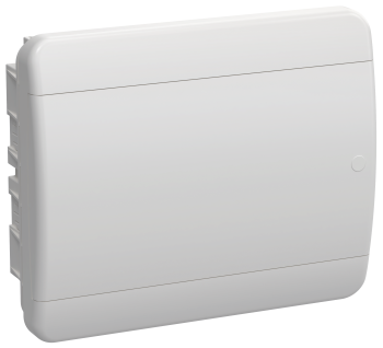 TEKFOR Корпус пластиковый ЩРВ-П-12 IP41 белая дверь IEK