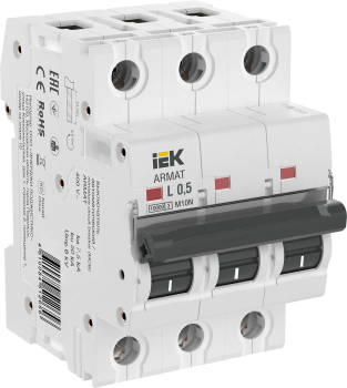 ARMAT Автоматический выключатель M10N 3P L 0,5А IEK