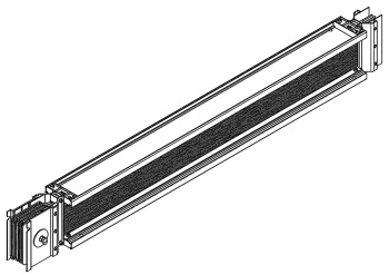 LINEBAR Секция прямая 1000-1990мм 5000А Cu 3L+N+1/2PE IP55 транспортировочная IEK