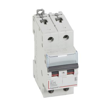Авт.выкл.DX3 2П B25A 10kA/16kA LEGRAND
