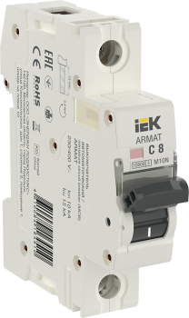 ARMAT Автоматический выключатель M10N 1P C 8А IEK