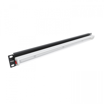 Панель осветительная NTSS, светодиодная (LED), крепление 19 1U, 220V, кабель 1.5м, немецкий стандарт, черный RAL 9005