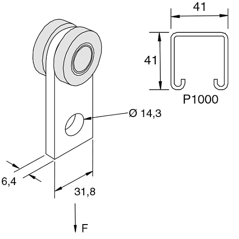 Каретка P2949
