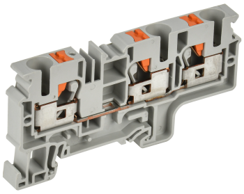 ARMAFIX Клемма пружин. Push-in CP-MC 3 вывода 10мм2 серая IEK