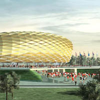 Строительство стадиона в Калининграде