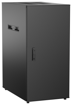 ITK UNITBOX N Шкаф сетевой 19" напольный 24U 600х1000мм металлические двери черный