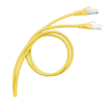 Шнур коммутационный RJ 45 - категория 6a - S/FTP - PVC - экранированный - 3 м - желтый