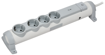 COMFORT Фильтр сетевой СФ-04К 16А 1,5м 3х1,5мм2 белый IEK