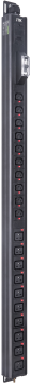 ITK BASE PDU вертикальный PV1102 25U 1 фаза 32А 10 розеток C13 + 10 розеток C19 без кабеля с клеммной колодкой