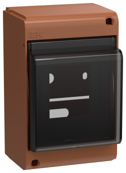 UNION Mini Корпус пластиковый КМПн-4 IP30 дуб IEK