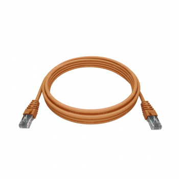 Патч-корд NTSS 2хRJ45/8P8C, T568B UTP 5e кат. литой 30 метров, LSZH, оранжевый
