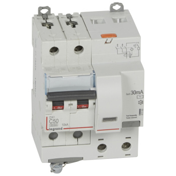 АВДТ DX3 2П C50А 30MA-AC 4м LEGRAND