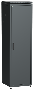 ITK LINEA N Шкаф сетевой 19" 33U 600х800мм металлическая передняя дверь черный