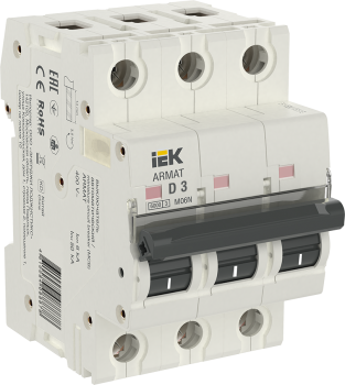 ARMAT Автоматический выключатель M06N 3P D 3А IEK