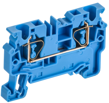 ARMAFIX Клемма пружинная CX4 BU 4мм2 проходная синяя IEK