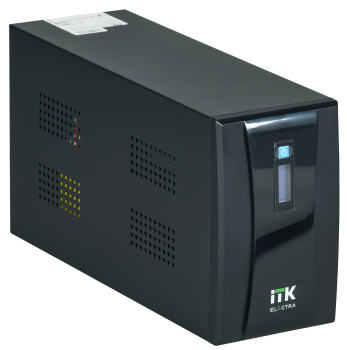 ITK ELECTRA ET ИБП Линейно-интерактивный 2кВА/1,2кВт однофазный с LCD дисплеем с АКБ 2х9AH USB порт розетки Schuko