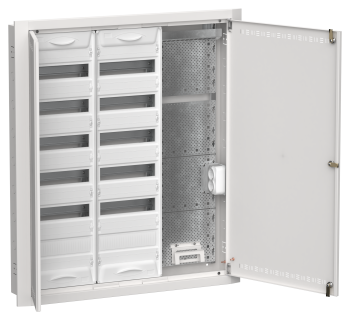 TITAN 5 Корпус комбинированный ЩРв-144 (3х72) 1005х885х130мм IP30 белый IEK