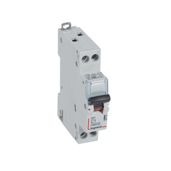 Авт.выкл.DX3 1п+N С1А 6kA/10кА LEGRAND