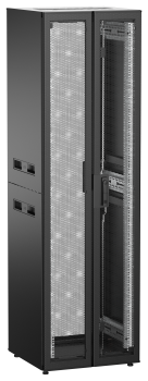 ITK UNITBOX N Шкаф сетевой 19" напольный 42U 600х600мм двери перфорированная металлическая двустворчатая перфорированная черный