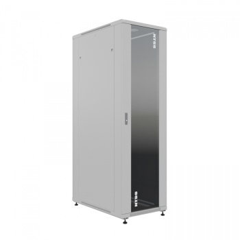 Шкаф напольный универсальный серверный NTSS R 47U 600х1000мм, 4 профиля 19, двери стекло и сплошная металл, боковые стенки съемные, регулируемые опоры