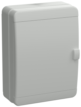TEKFOR Корпус пластиковый КМПн-24 IP65 серая непрозрачная дверь IEK