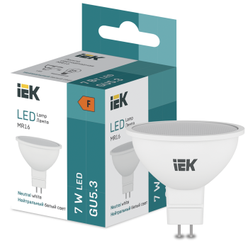 LED MR16 570lm 4000K GU5 IEK