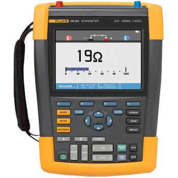 Промышленный портативный осциллограф в комплекте Fluke 190-202/EU/S