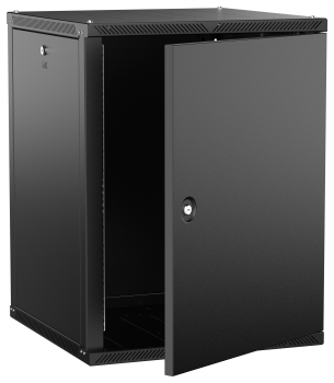 ITK LINEA W Шкаф настенный 15U 600х600мм дверь металл черный 2.0