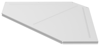ESCA 5 Крышка поворота 90град 500-1,2 RAL 9016 IEK