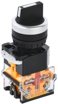 Переключатель D8-11X22 на 2 положения 1NO+1NC черный IEK