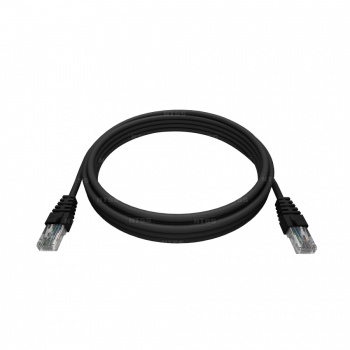 Патч-корд NTSS 2хRJ45/8P8C, T568B UTP 5e кат. литой 30 метров, LSZH, черный
