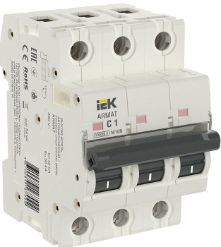 ARMAT Автоматический выключатель M10N 3P C 1А IEK