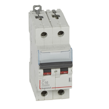 Авт.выкл.DX3 2П C16A 10kA/16kA LEGRAND