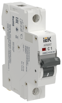 ARMAT Автоматический выключатель без теплового расцепителя M10N-MA 1P C 1А IEK